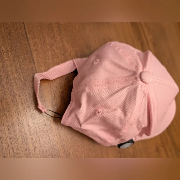 Pink Golf Hat With Boa tyle Adjuster- Embroidered - Picture 3 of 6